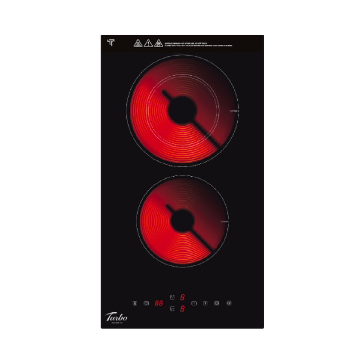 Turbo TIC902 - 30cm Ceramic Hob 2 Zones – Hob Hood SG