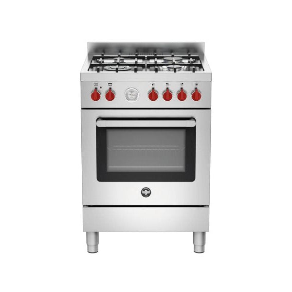La Germania RI64C61BX - 4 Burners Free Standing Cooker Electric Oven
