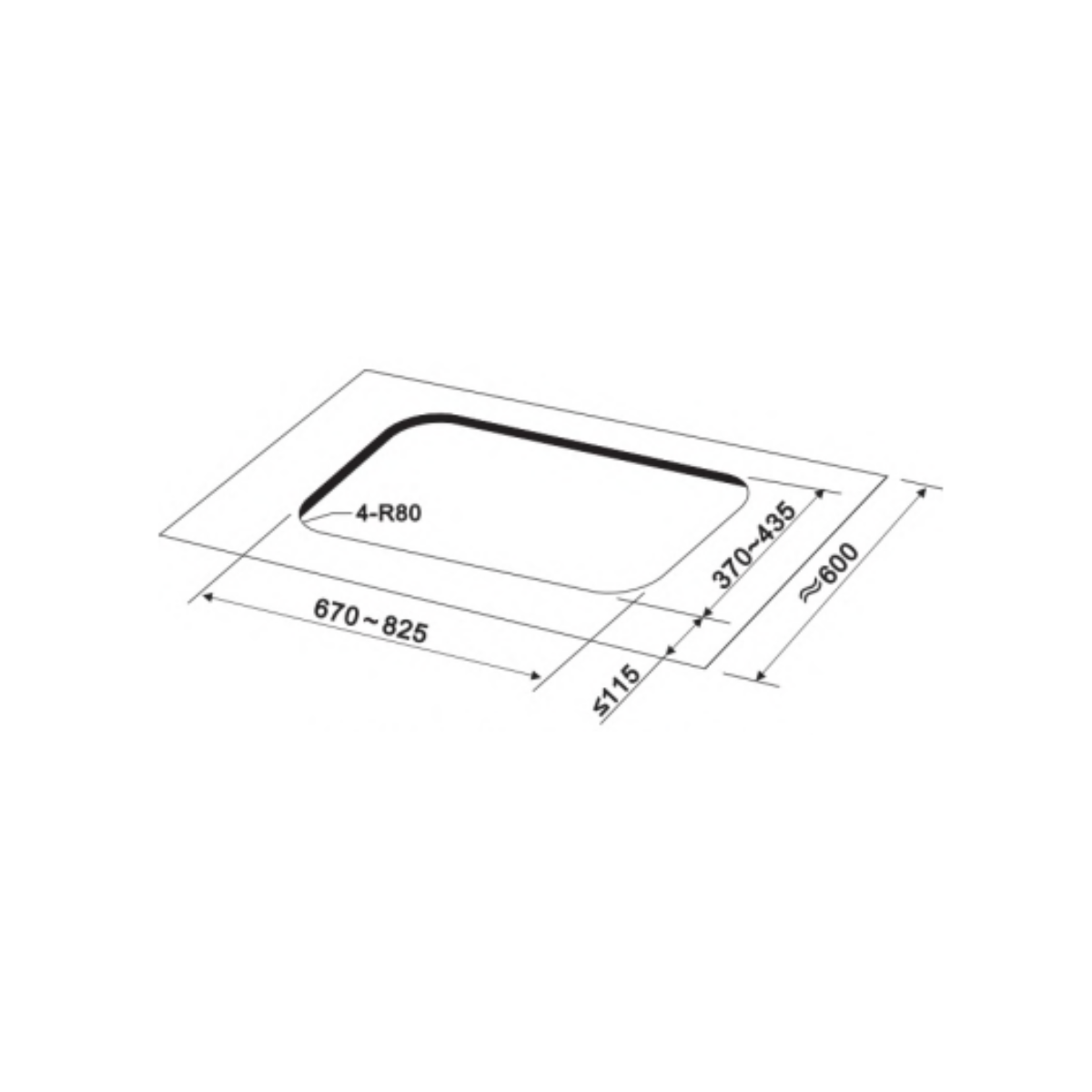 EuropAce By Otimmo EBH6291S - 86cm Tempered Glass Gas Hob 2 Burners
