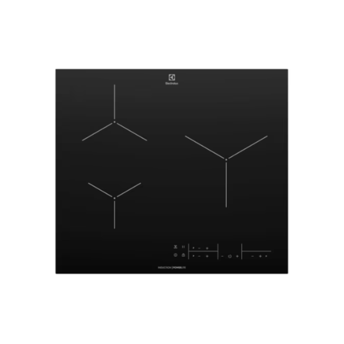 Electrolux EHI6322BF - 59cm Induction Hob 3 Burners
