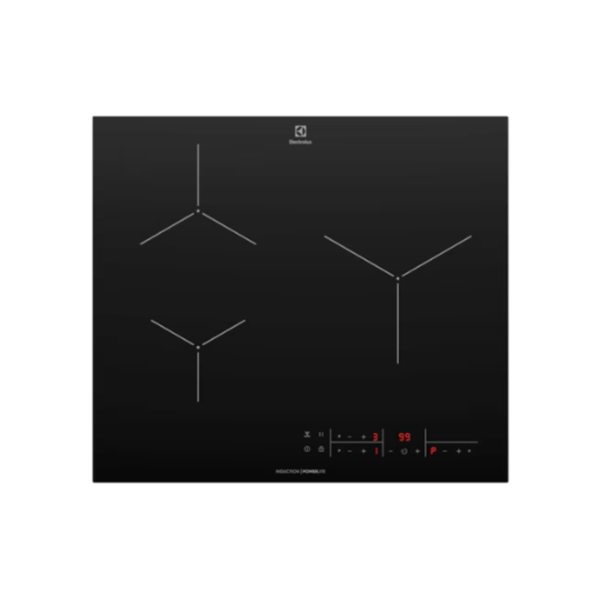 Electrolux EHI6322BF - 59cm Induction Hob 3 Burners