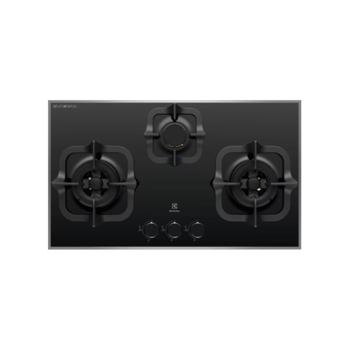 Electrolux EGT7836BEP - 78cm Tempered Glass Gas Hob 3 Burners