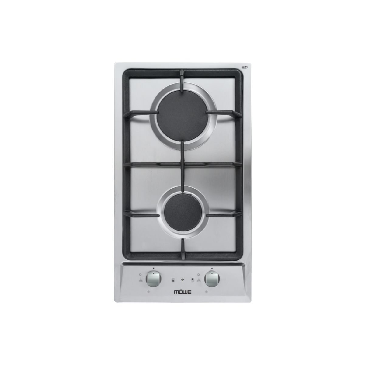 Möwe MW230S - 30cm Stainless Steel Gas Hob 2 Burners