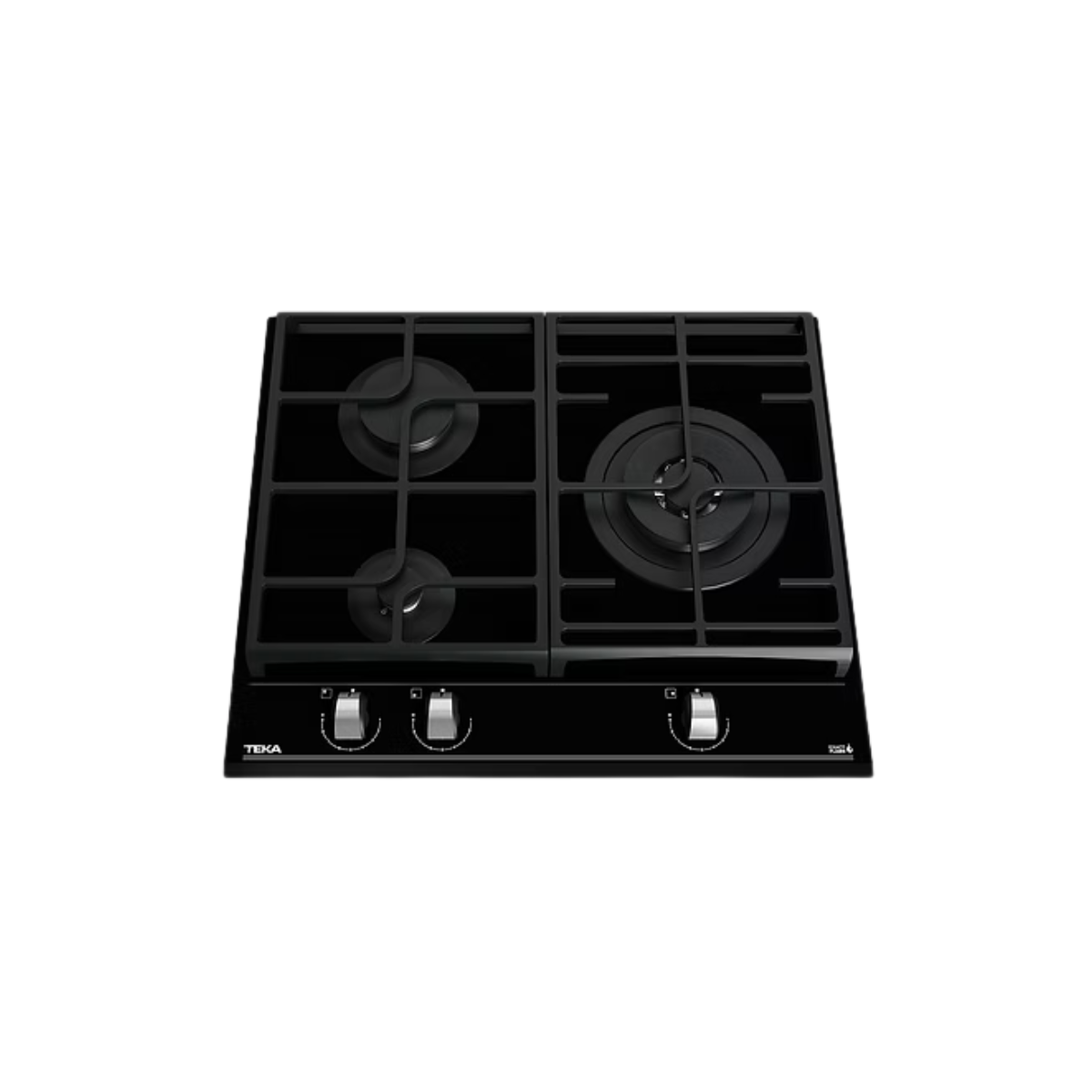 Teka GZC 63310 - 60cm Tempered Glass Gas Hob 3 Burners
