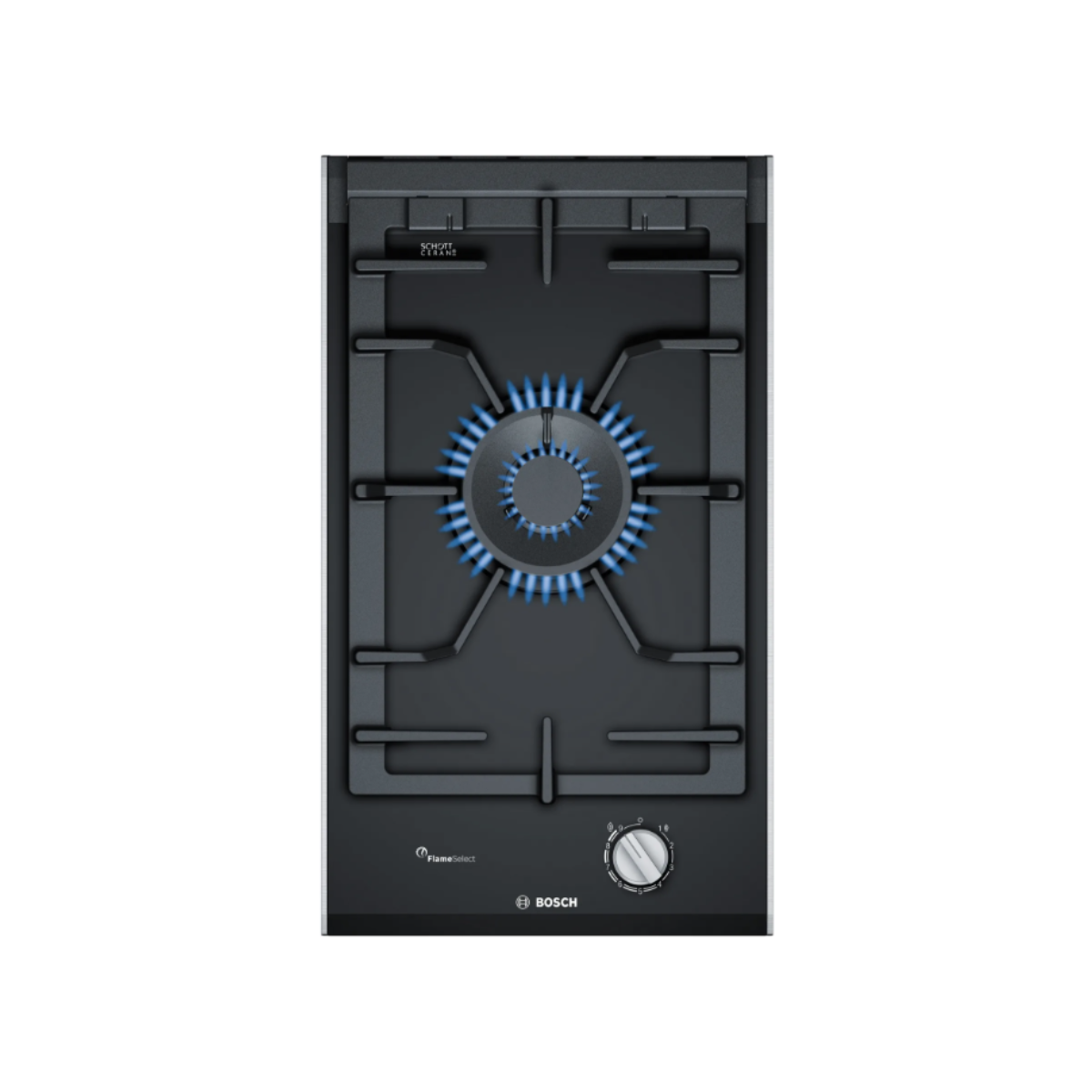 Bosch PRA3A6B70 - 30cm Tempered Glass Gas Hob 1 Burner