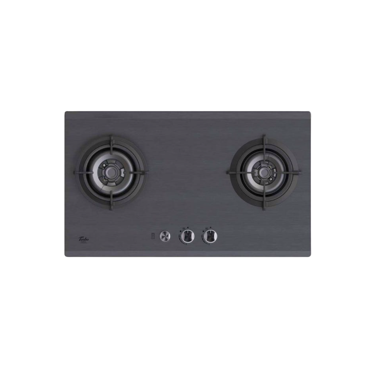 Turbo T762SSV / GM - 76cm Stainless Steel Gas Hob 2 Burners