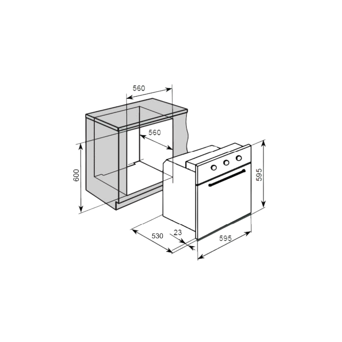Turbo TM88 - 73L 16 Functions Built-in Oven