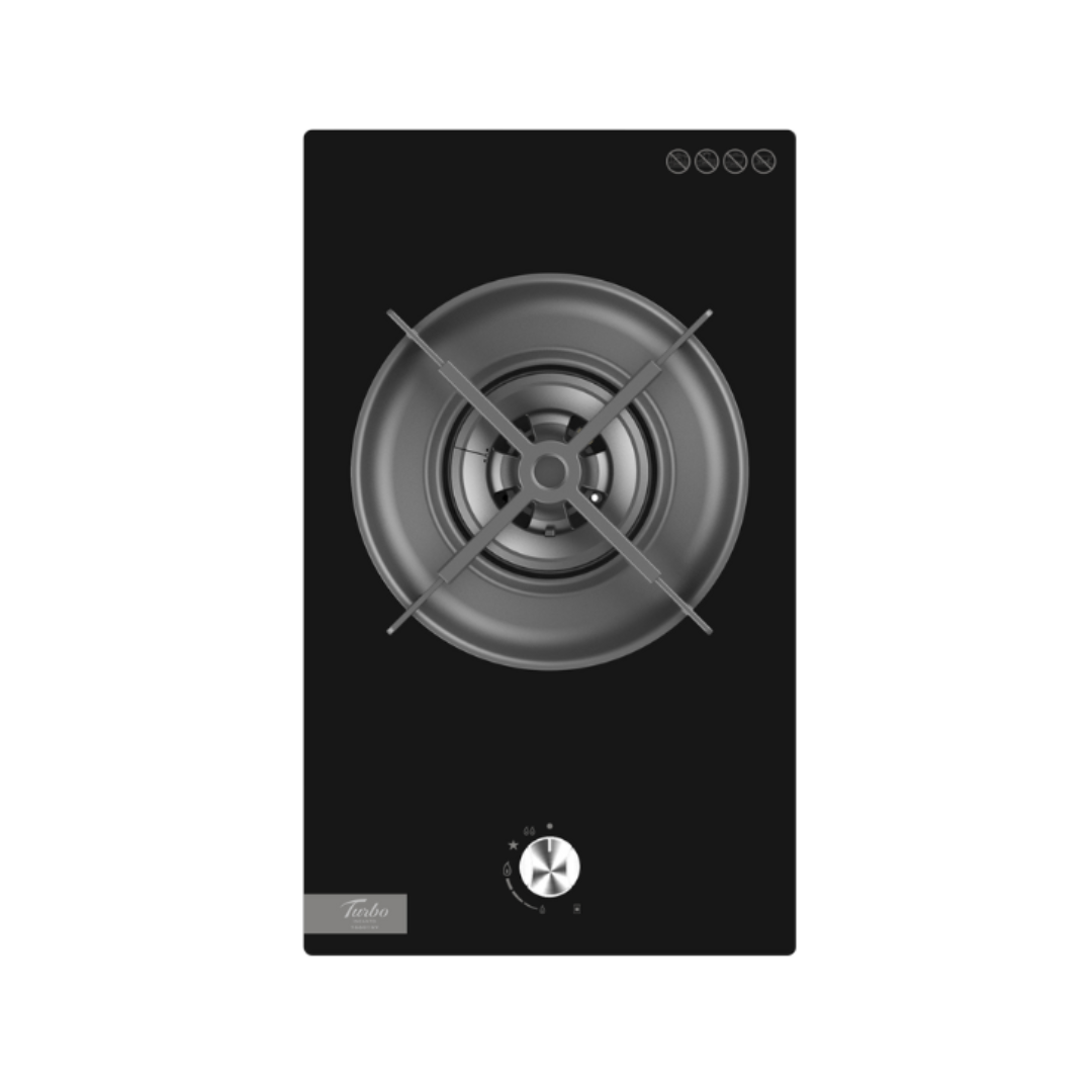 Turbo T6601GV - 31cm Built-In Glass Gas Hob 1 Burners