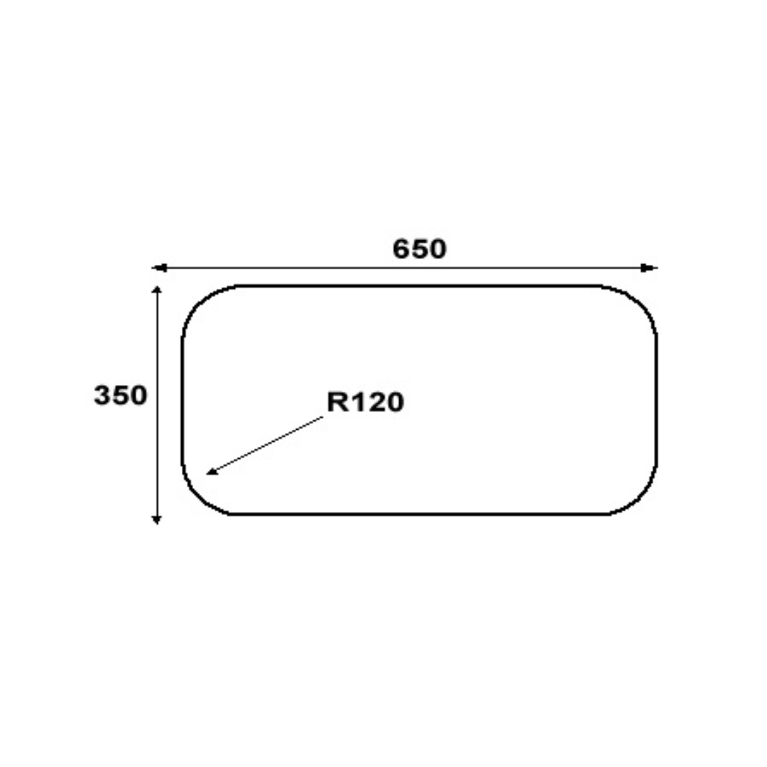 Turbo T762SSV - 76cm Built-In Stainless Steel Gas Hob 2 Burners