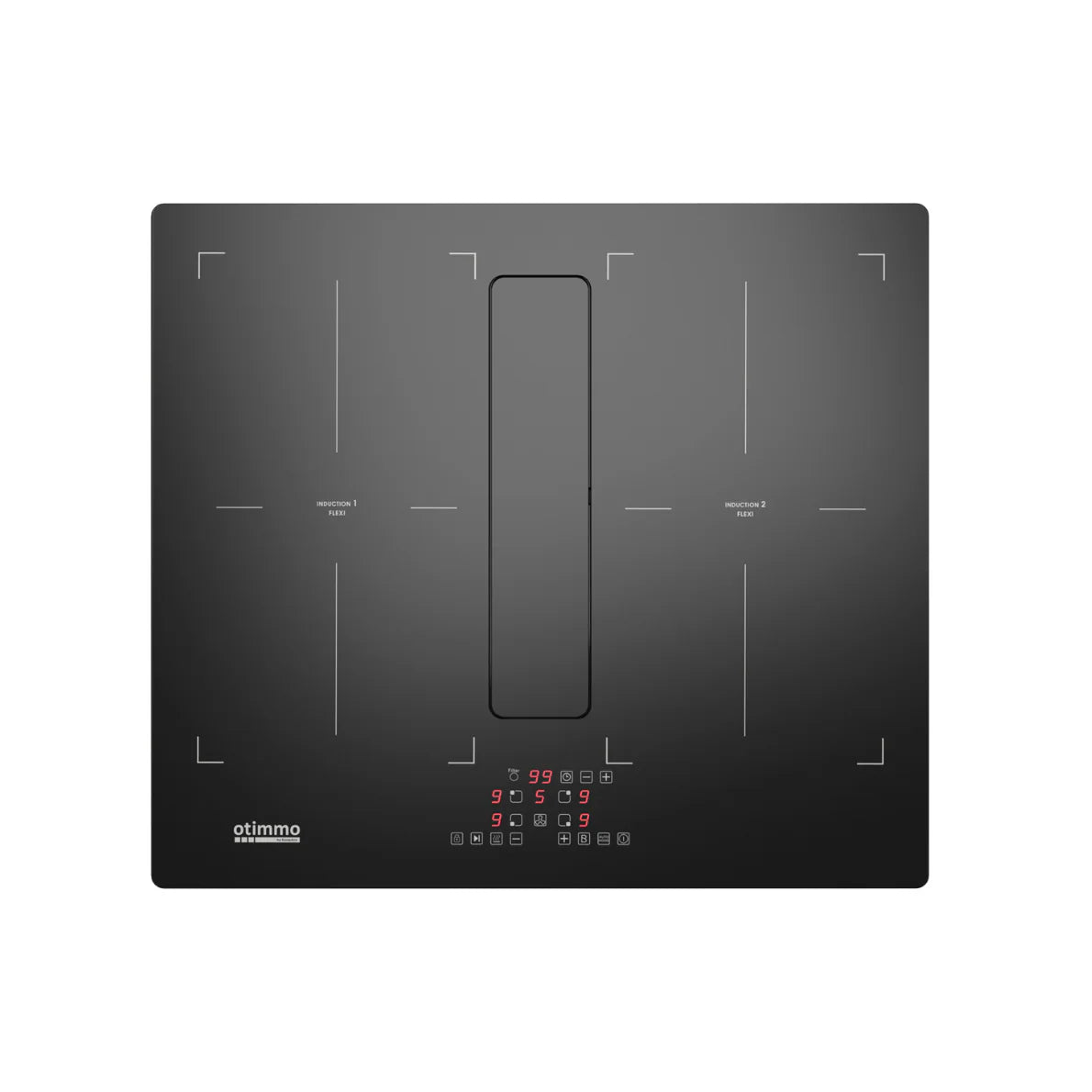 EuropAce EIH8602E - 60cm Flexi Zones Induction Hob with Downdraft Hood