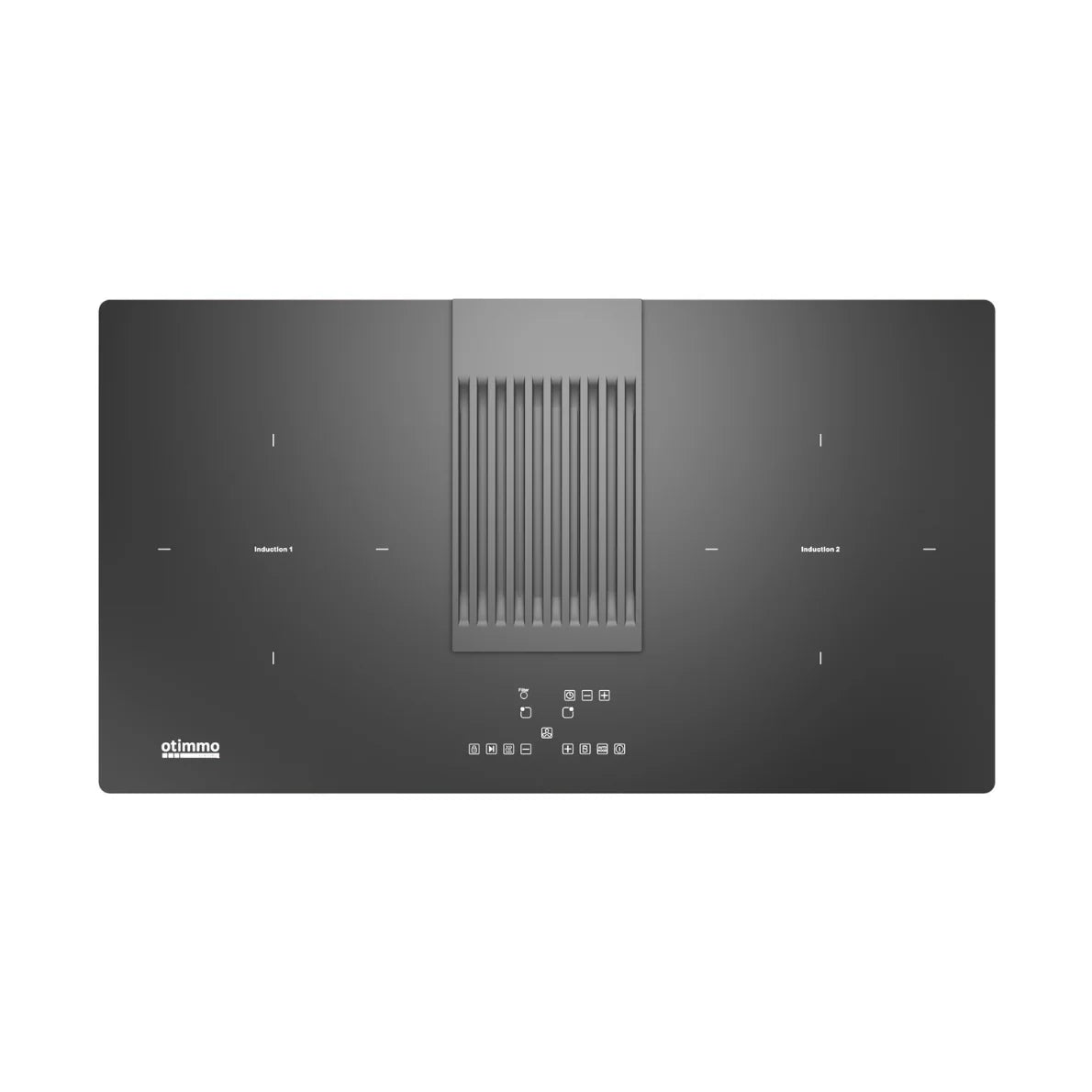 EuropAce EIH8782E - 78cm 2 Zones Induction Hob with Downdraft Hood