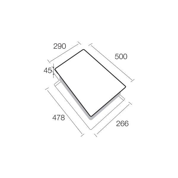 Aerogaz AZ-162SF - 30cm Stainless Steel Hob 1 Burner