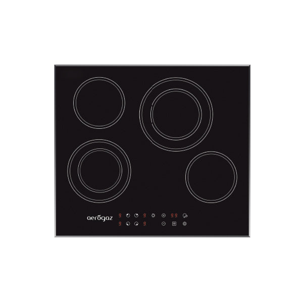 Aerogaz AZ-6528VC - 60cm Vitro-Ceramic Hob 4 Burners