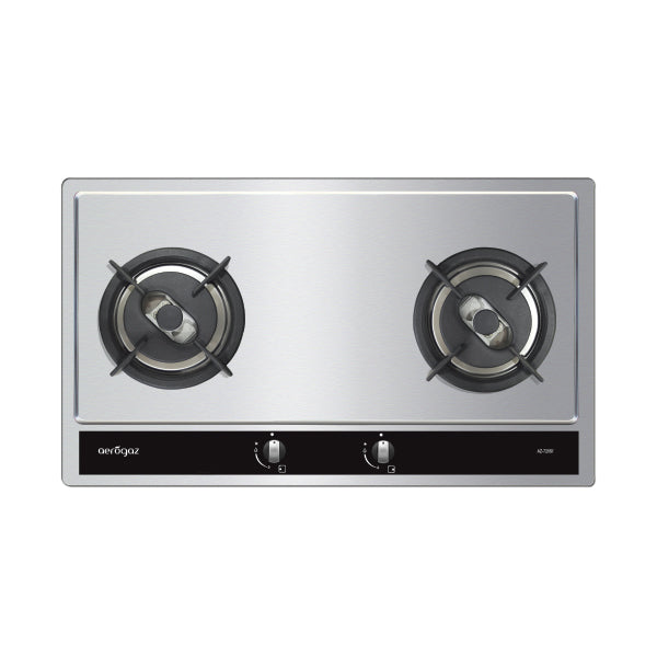 Aerogaz AZ-720SF - 70cm Stainless Steel Hob 2 Burners