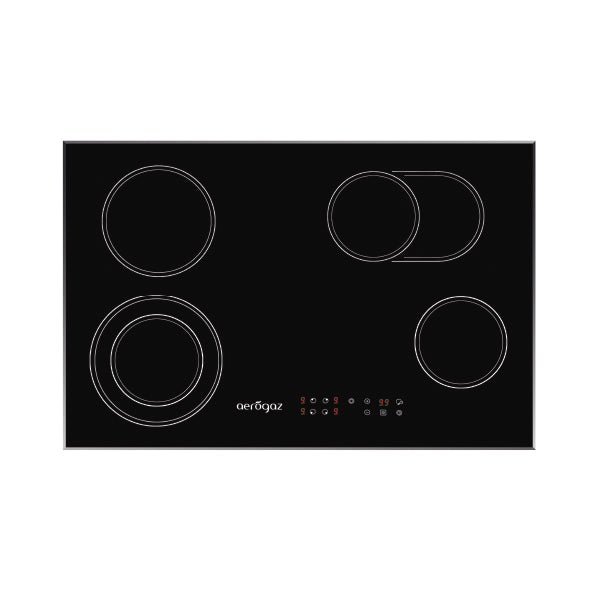 Aerogaz AZ-7528VC - 80cm Vitro-Ceramic Hob 4 Burners