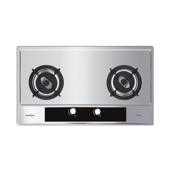 Aerogaz AZ-932SF - 90cm Stainless Steel Hob 2 Burners