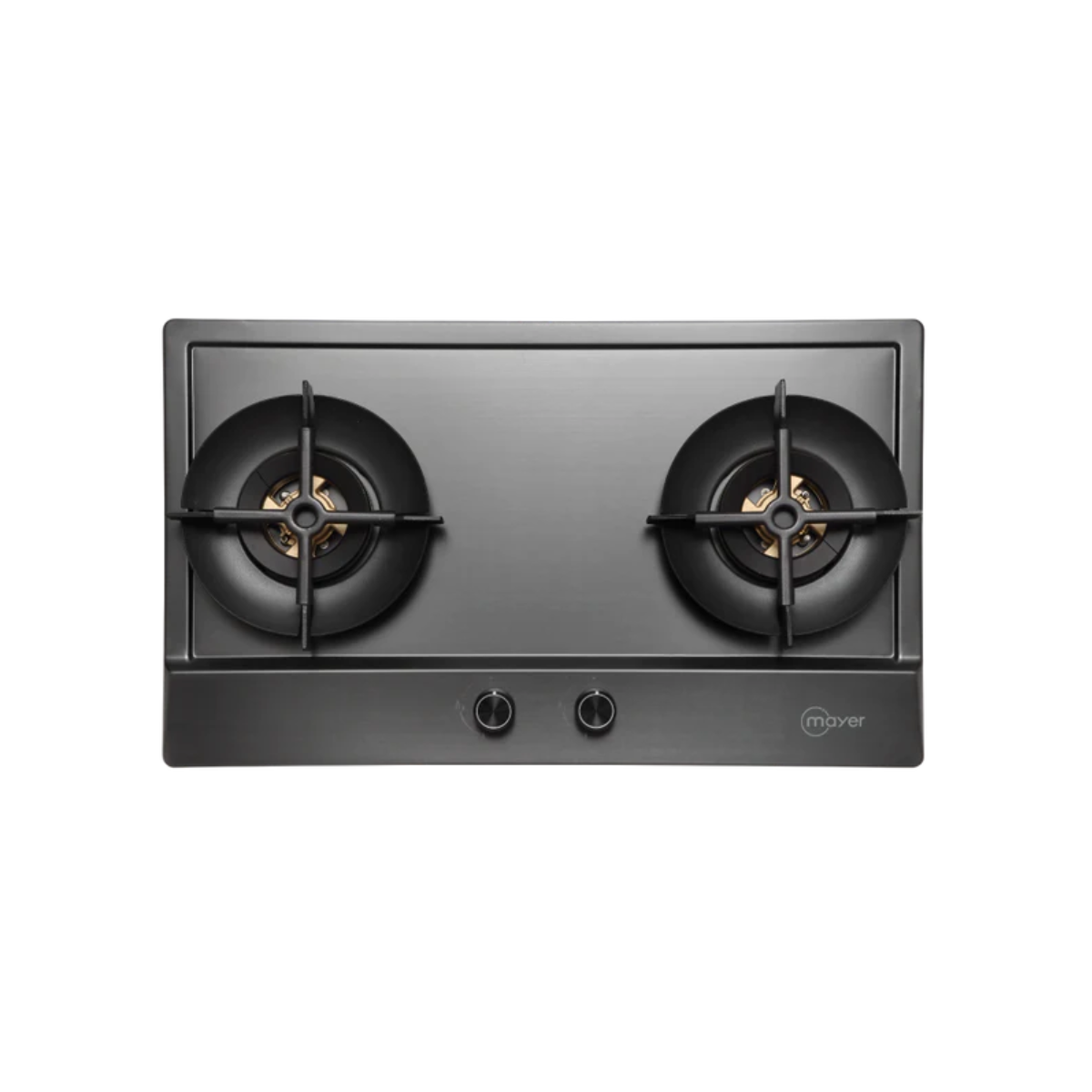 Mayer MMSS7721HI-GM - 76cm Stainless Steel Gas Hob 2 Burners