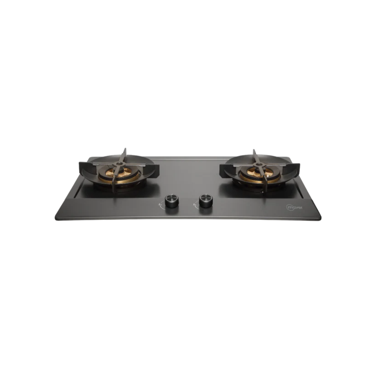 Mayer MMSS7721HI-GM - 76cm Stainless Steel Gas Hob 2 Burners