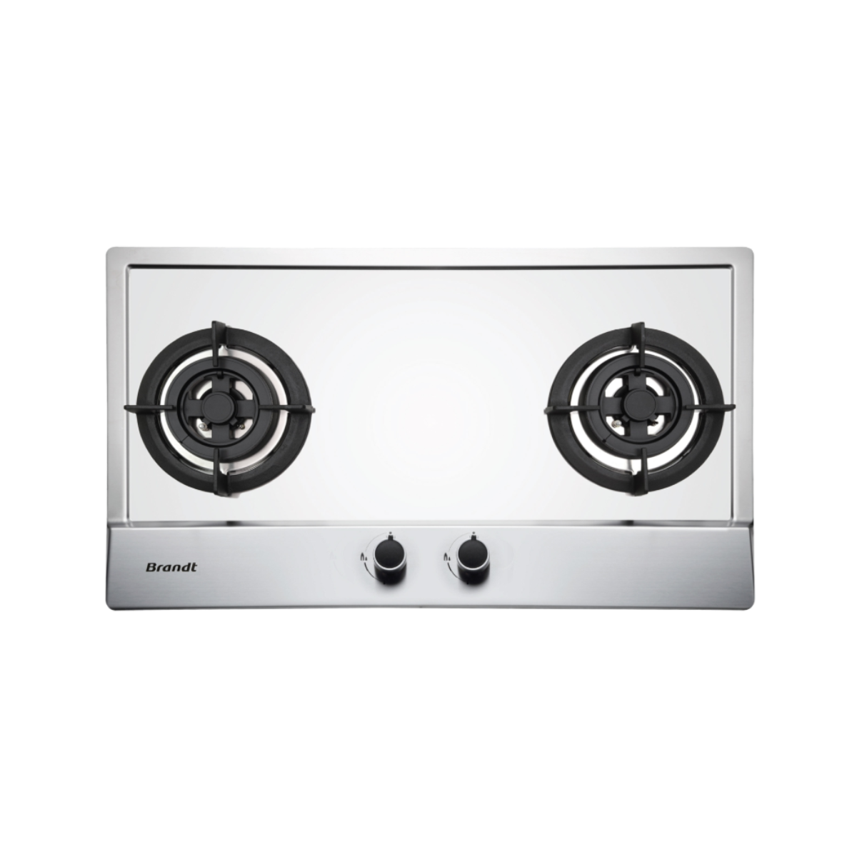 Brandt TG1782XPB / XLB  - 75cm Stainless Steel Gas Hob 2 Burners