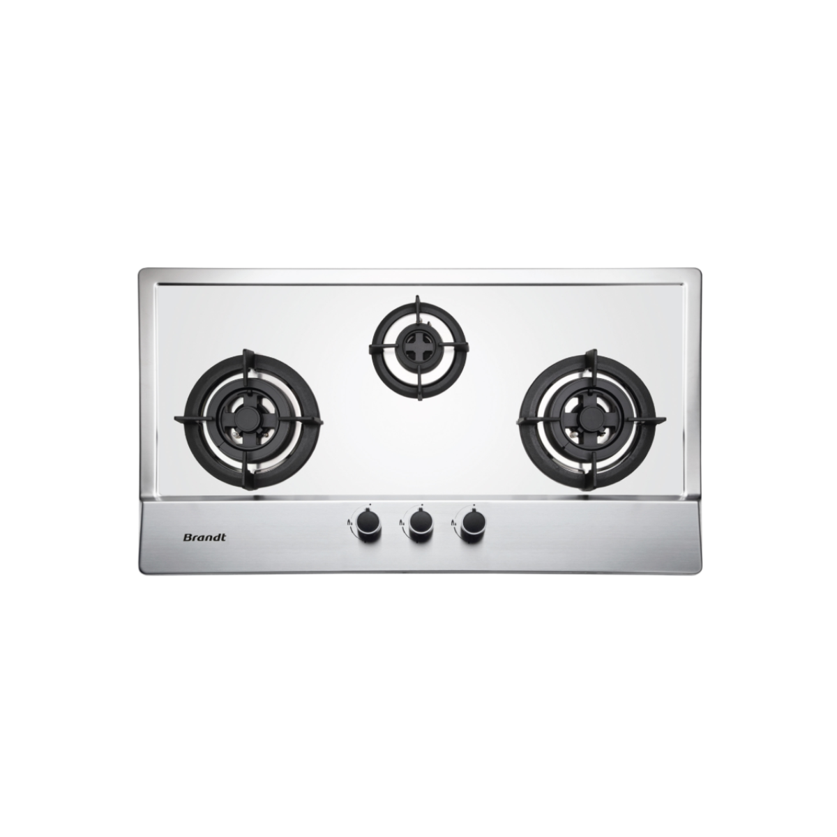 Brandt TG1793XPB / XLB - 86cm Stainless Steel Gas Hob 3 Burners