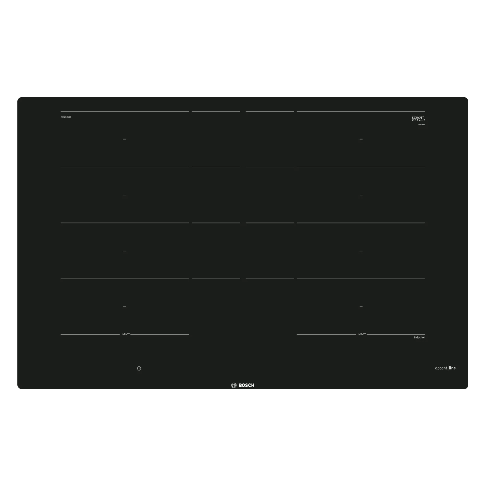 BOSCH PXY821DX6E - 80cm Induction Hob 1 Burners