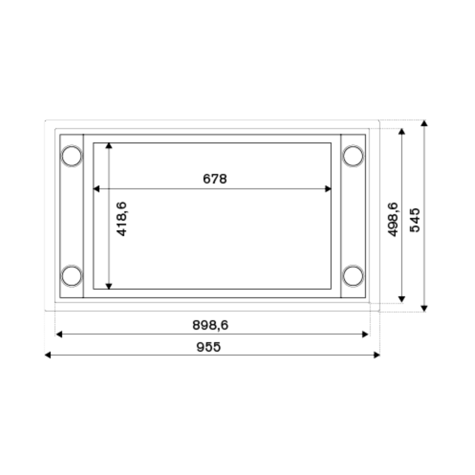 Bertazzoni KC90PRO1XA - 90cm Stainless Steel Ceiling Hood