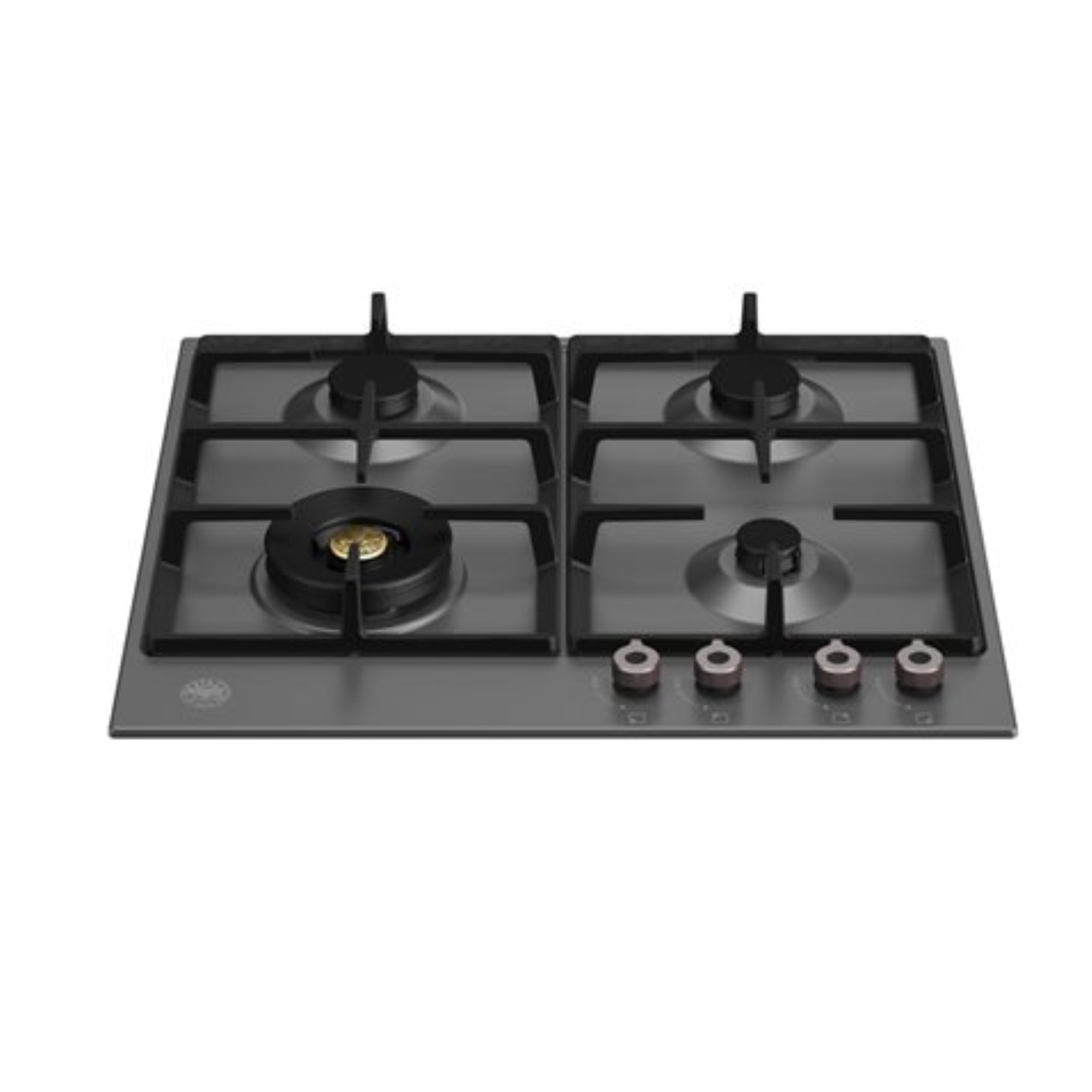 Bertazzoni P604LPROX - 60cm Stainless Steel Gas Hob 4 Burners