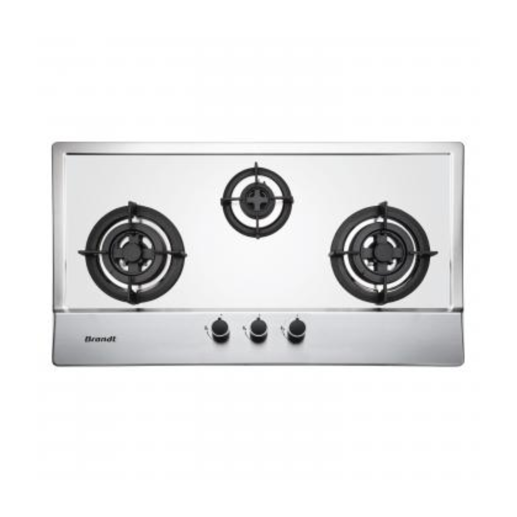 Brandt TG1793XPB - 90cm Stainless Steel Gas Hob 3 Burners