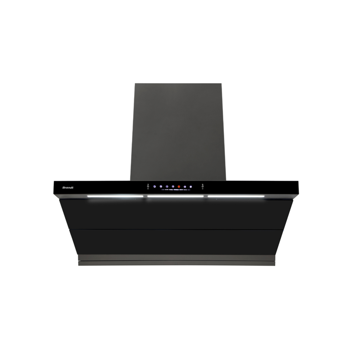 Brunt ブラント Harmony ハーモニー 50 ブラック Brandt BHV2490GM - 90cm Chimney Hood with Auto Clean – Hob Hood SG