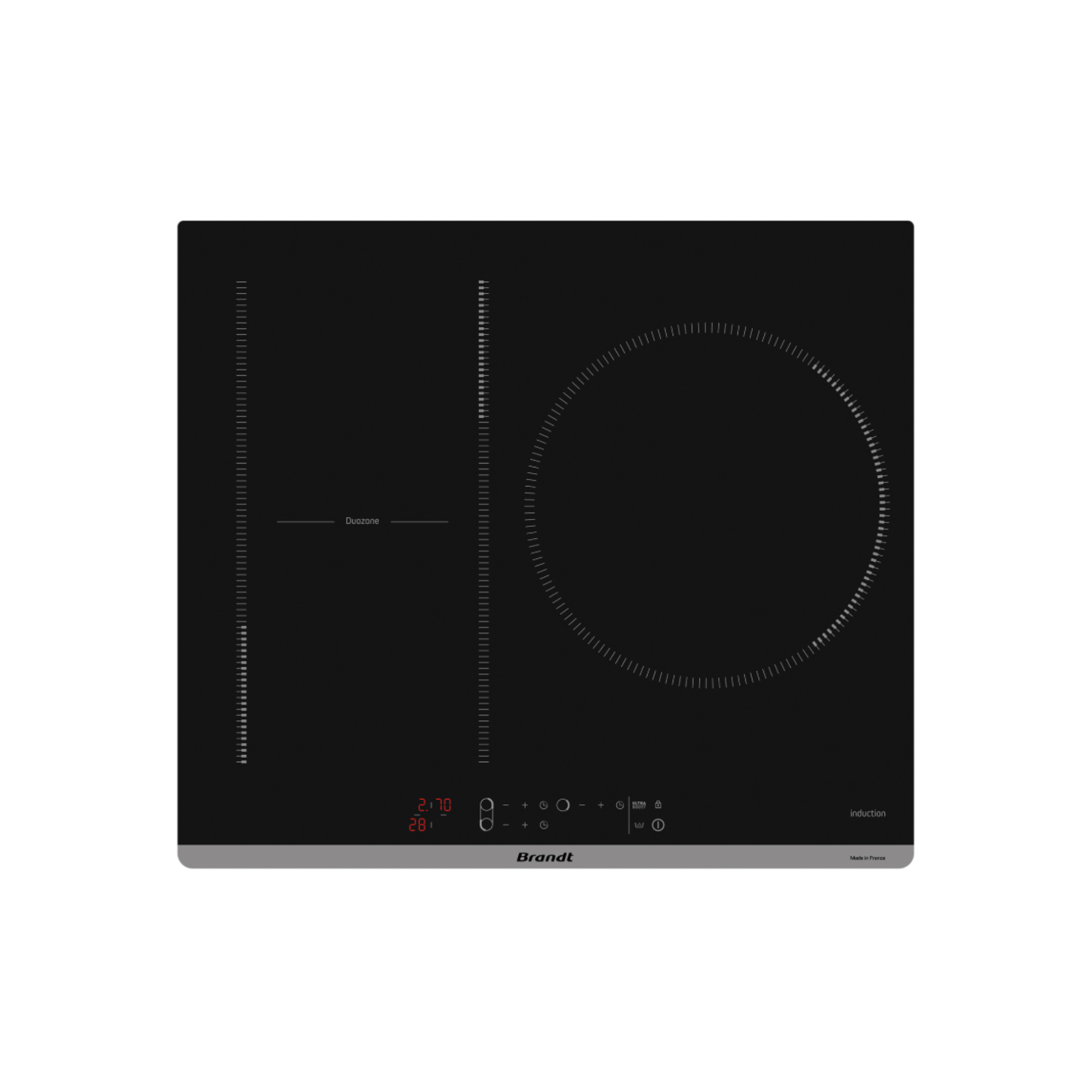 Brandt BPI163DUB - 58cm Induction Hob 3 Burners