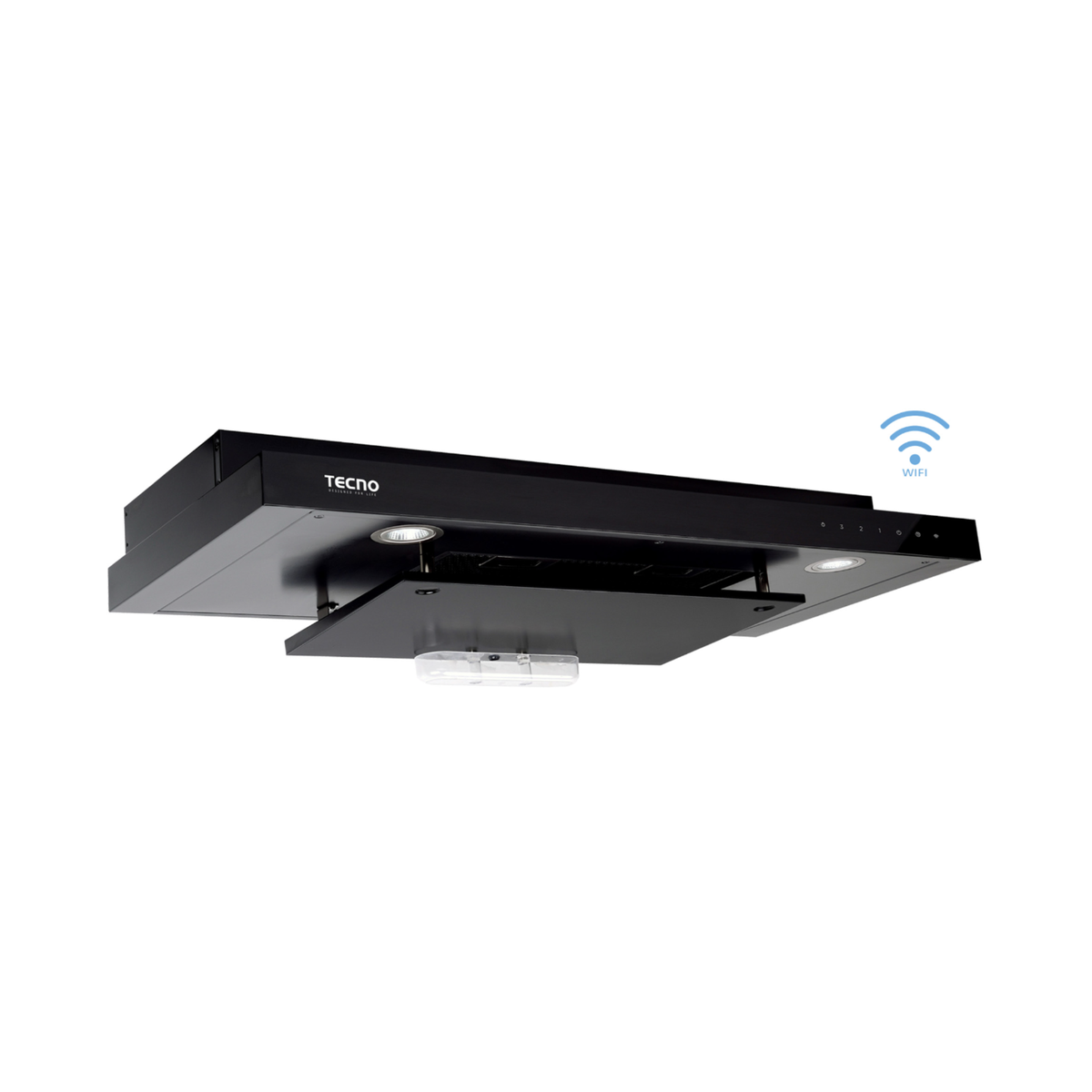 Tecno TCH-959-WFSCGC - 90cm Slimline Hood with 3 Zone Induction Hob Bundle 2