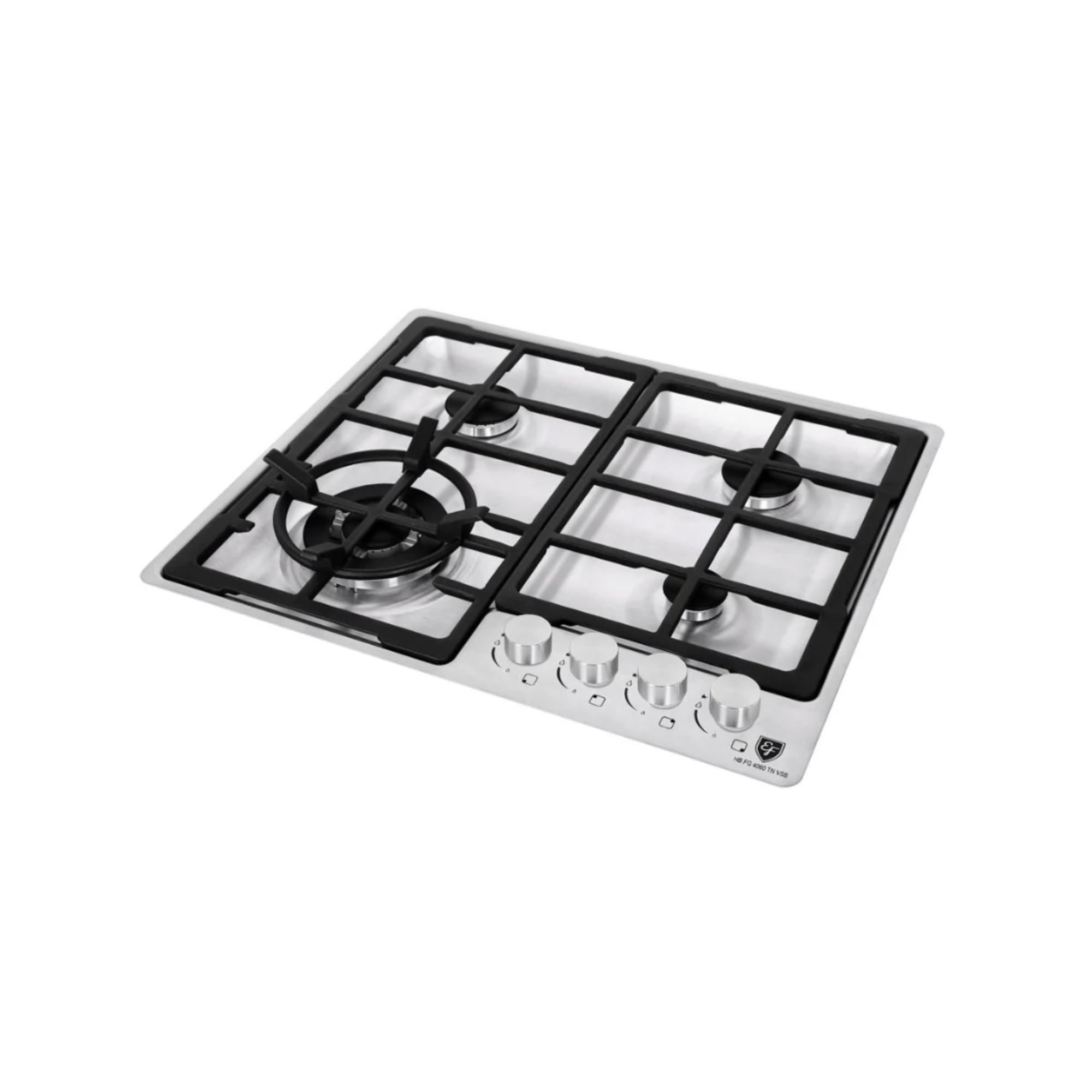 EF HBFG4060TNVSB - 58cm Stainless Steel Gas Hob 4 Burners