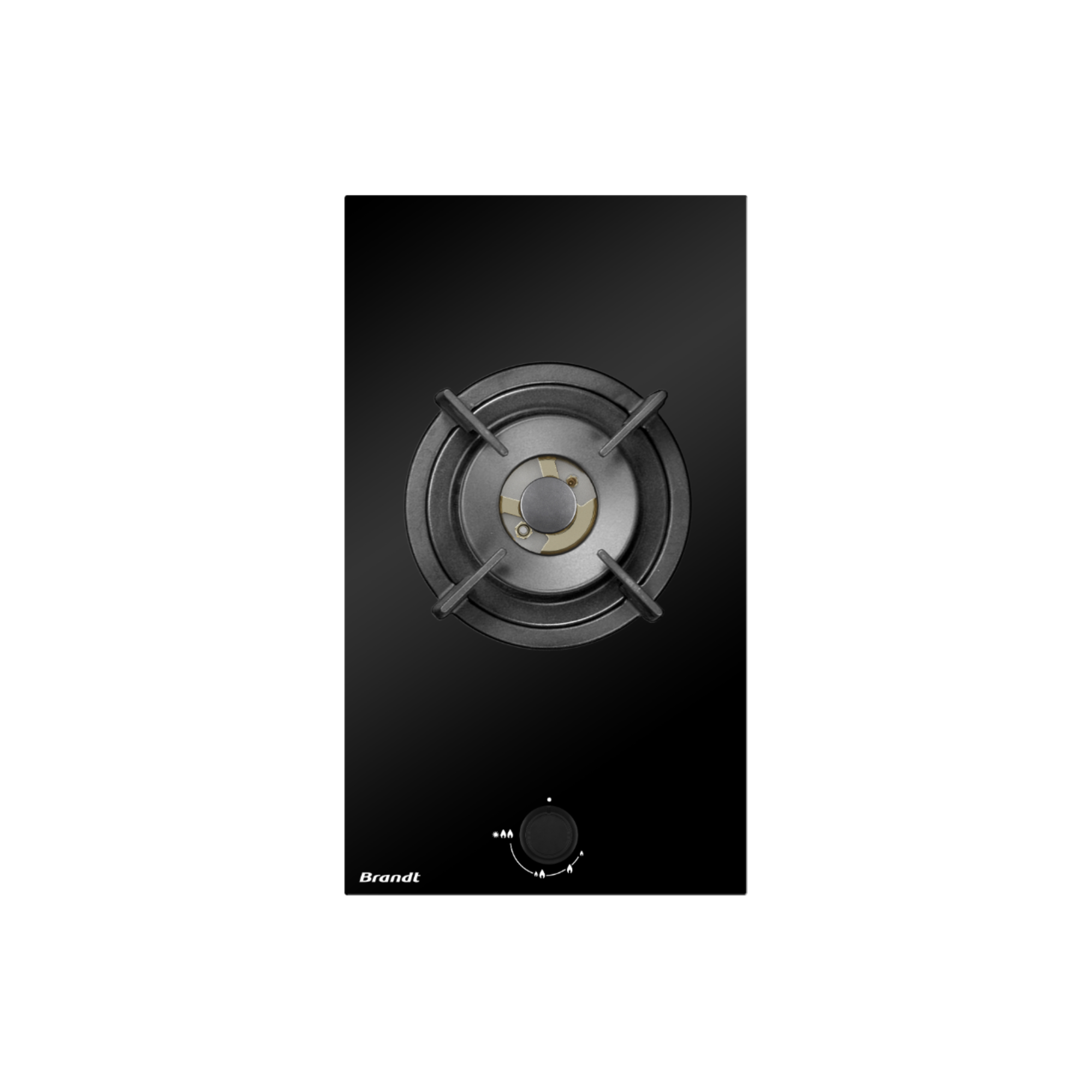 Brandt BPG3325B - 30cm Tempered Glass Gas Hob 1 Burner
