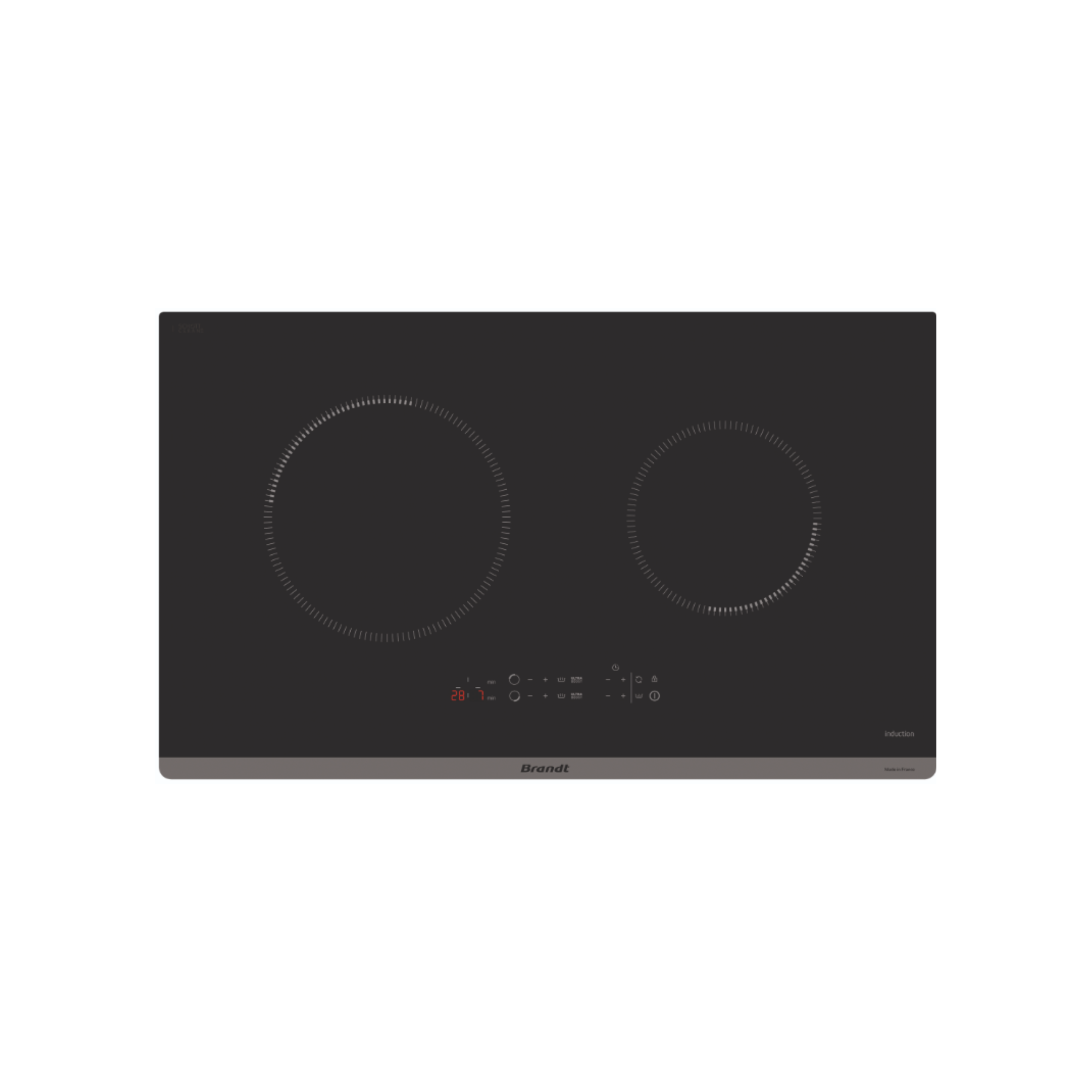Brandt BPI272UBL - 75cm Induction Hob 2 Burners