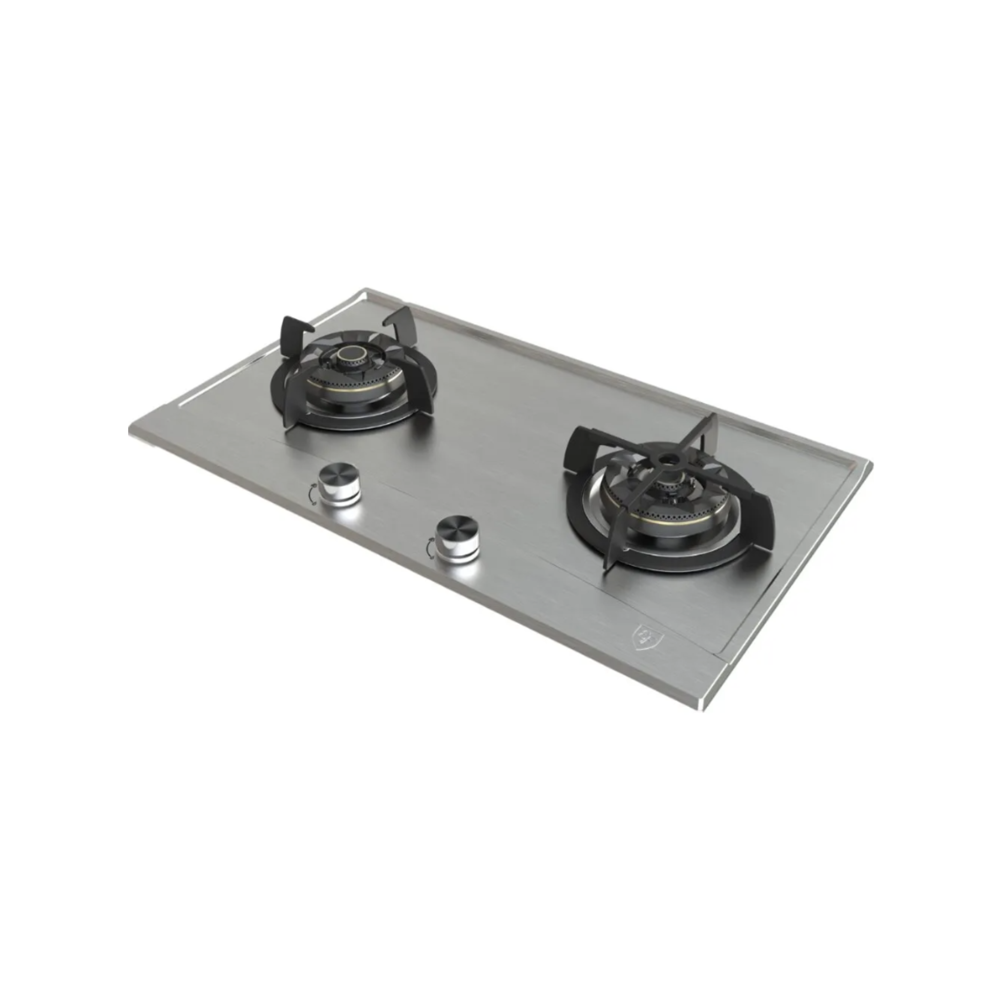 EF EFH2764WTVSB - 76cm Stainless Steel Gas Hob 2 Burners