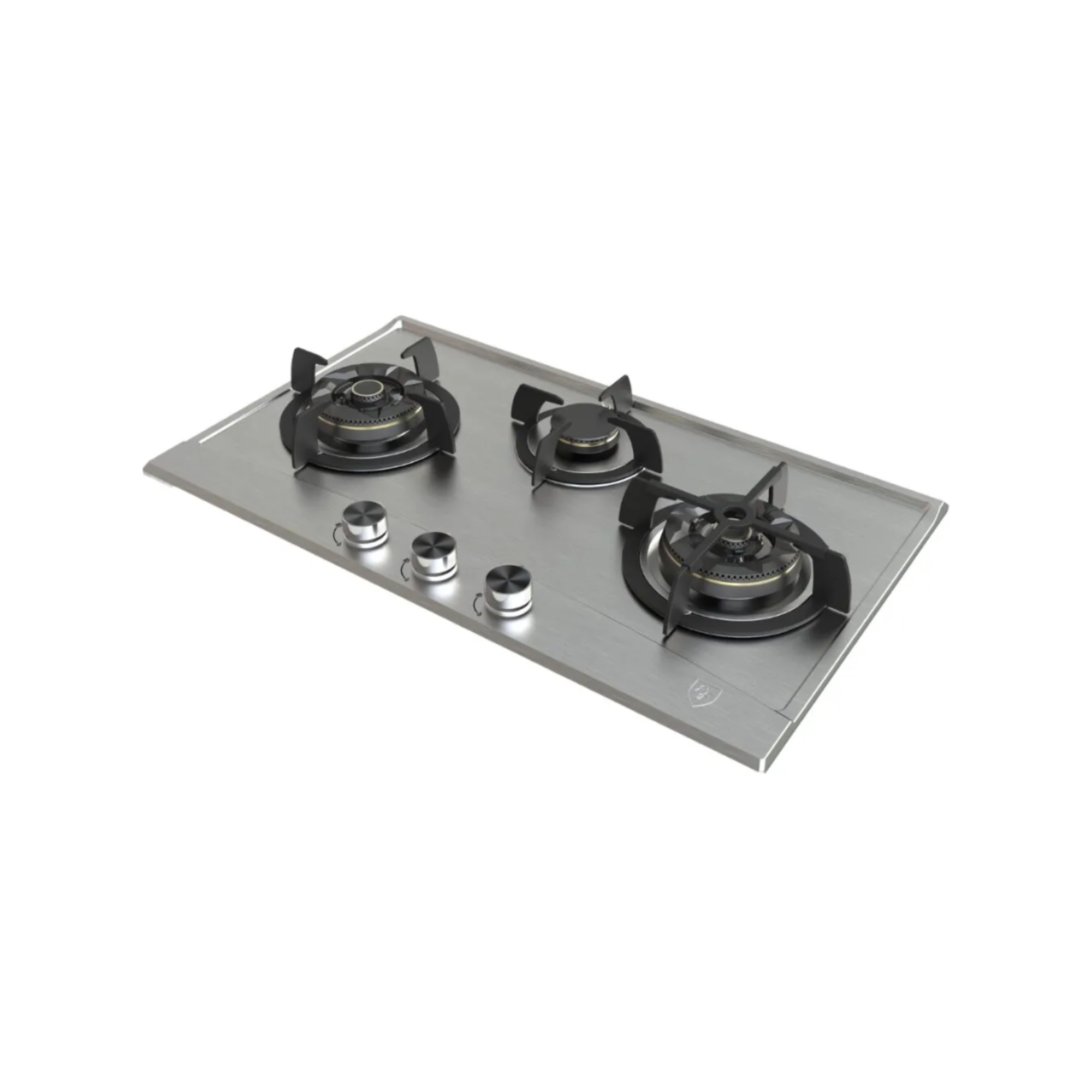 EF EFH3768WTVSB - 76cm Stainless Steel Gas Hob 3 Burners