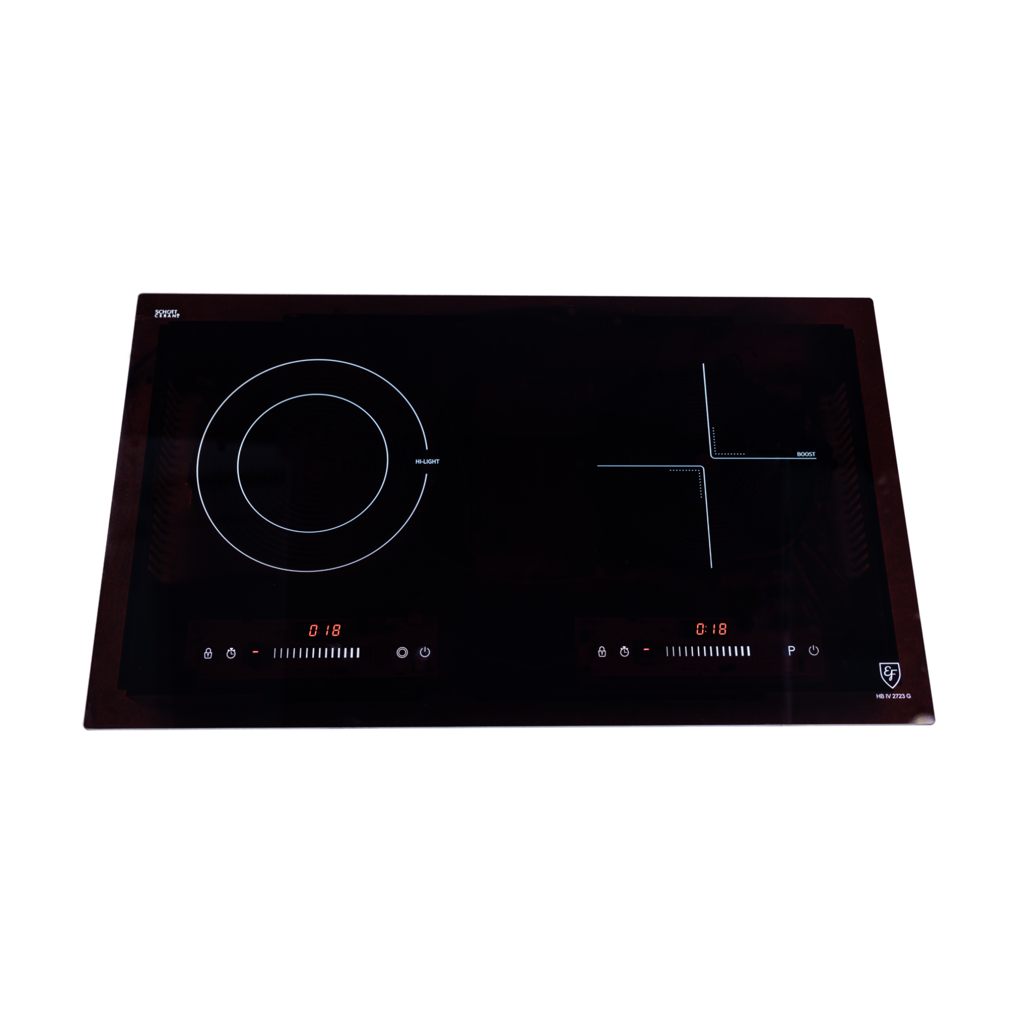 EF HBIV2723G - 74cm Hybrid Hob 2 Burners