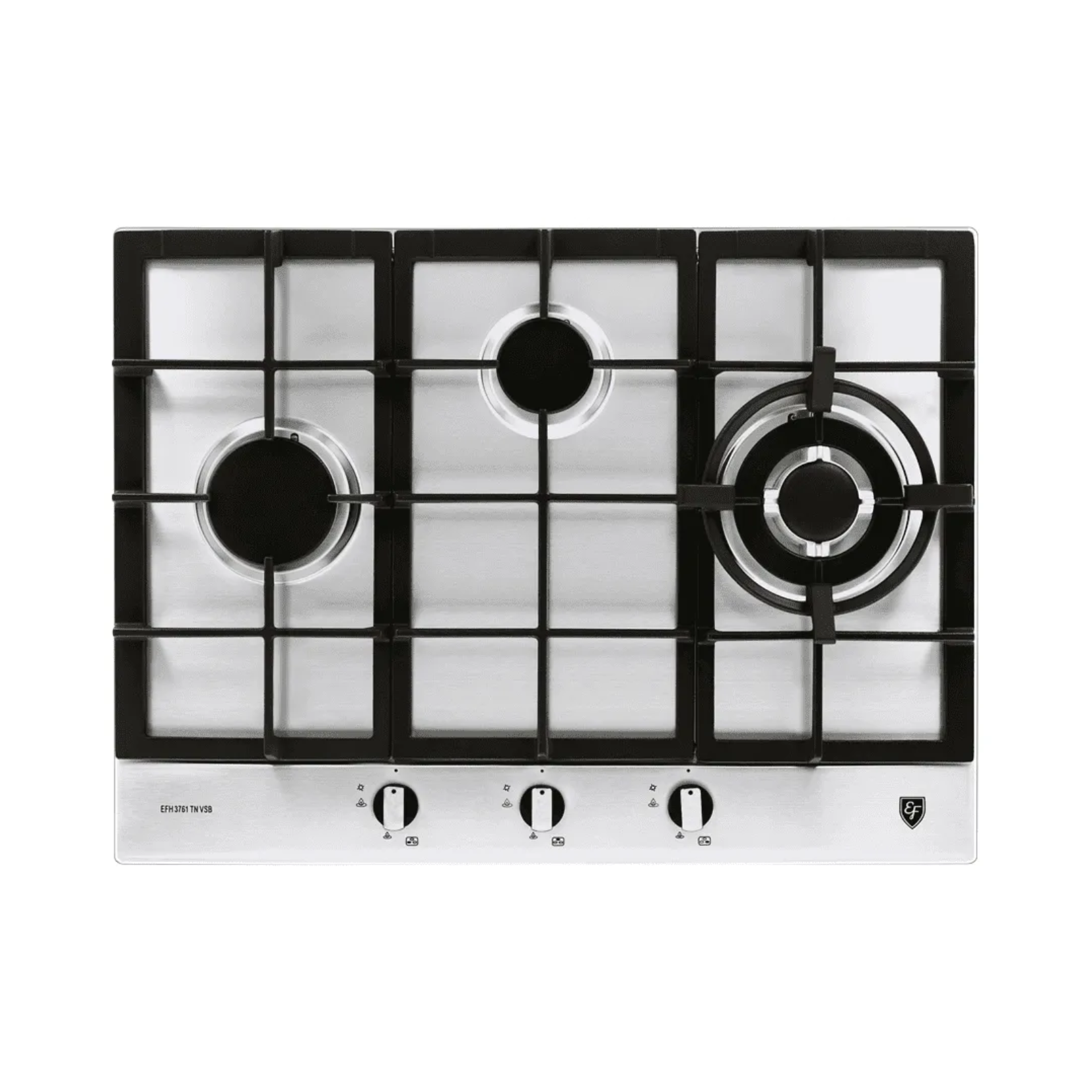 EF EFH3761TNVSB - 68cm Gas Hob 3 Burners