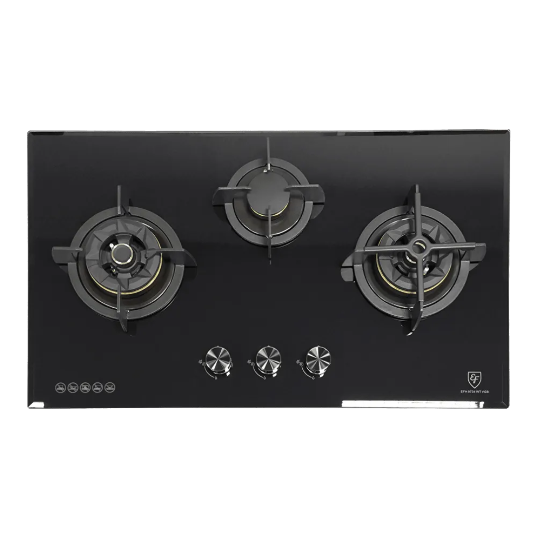 EF EFH 9734 WT VGB - 88cm Gas Hob 3 Burners