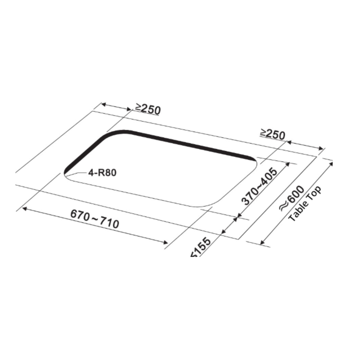 Uno US 7902TRSV - 75cm Stainless Steel Gas Hob 2 Burners