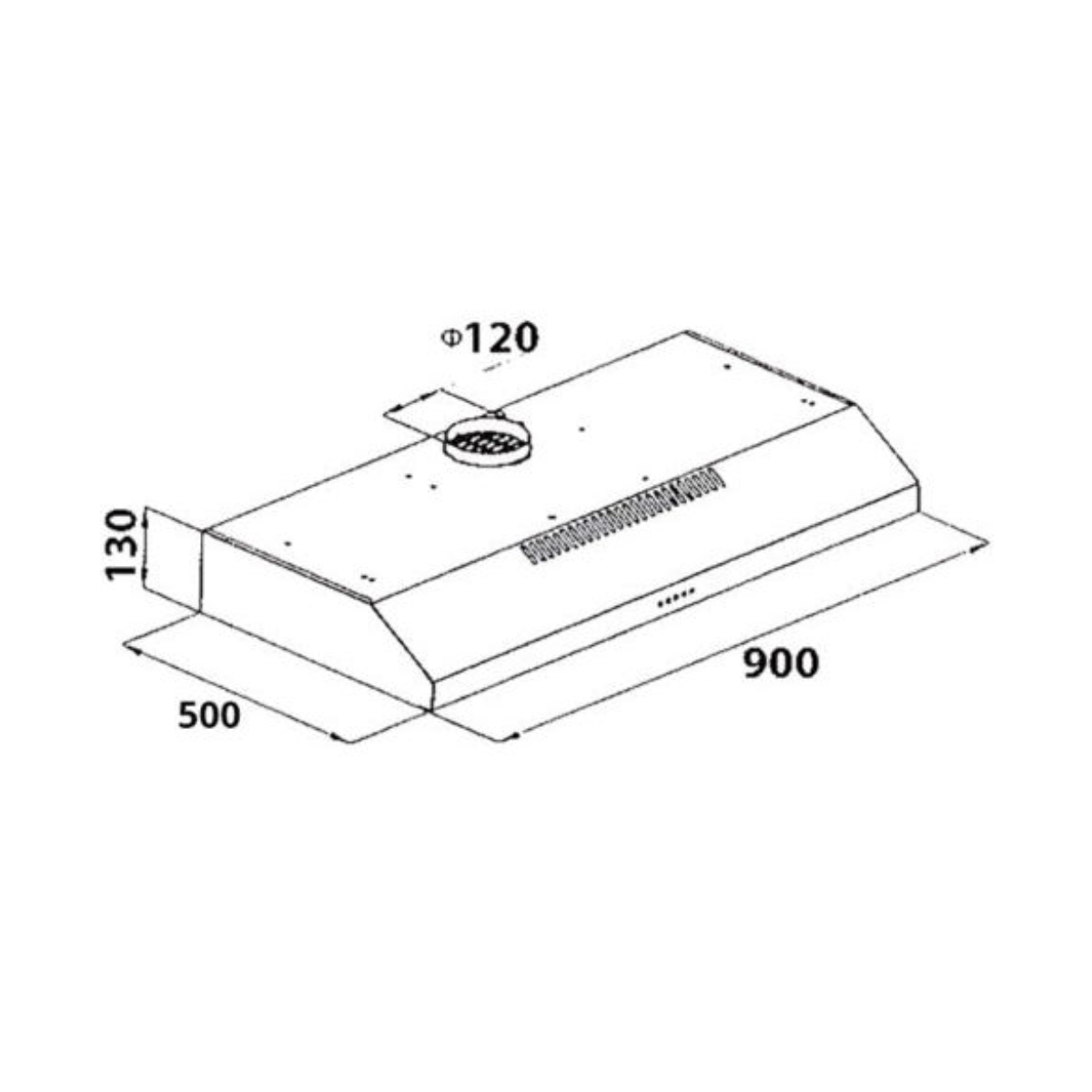 Tecno KA 298 - 90cm Slimline Hood