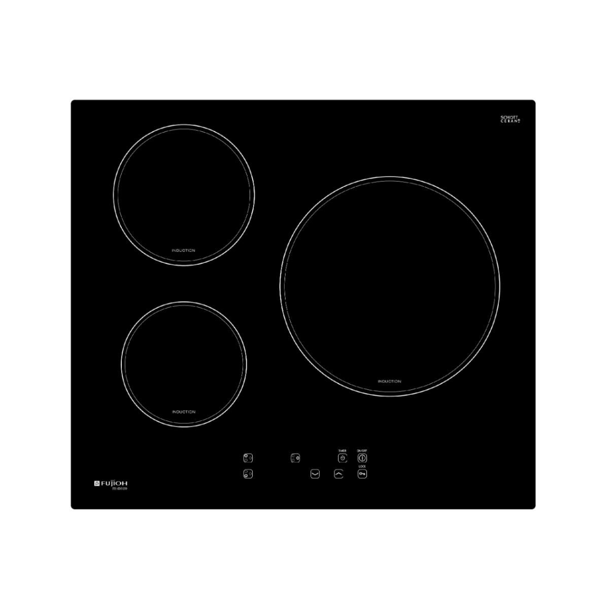 Fujioh FH-ID5130 - 59cm Induction Hob 3 Burners