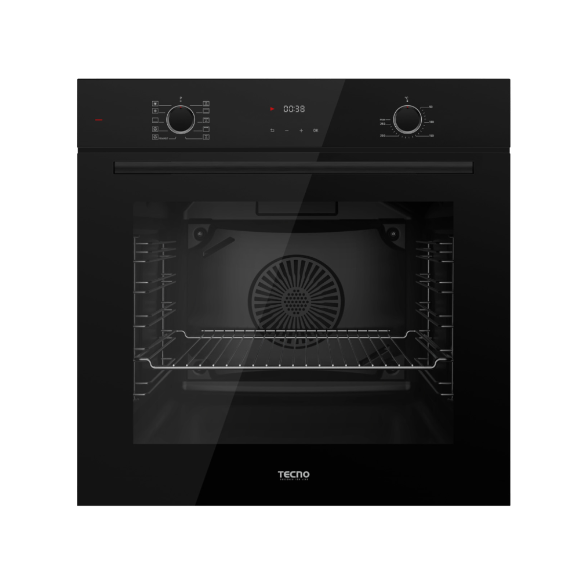 Tecno TBO 810 AF - 73L 10 Functions Built-In Oven