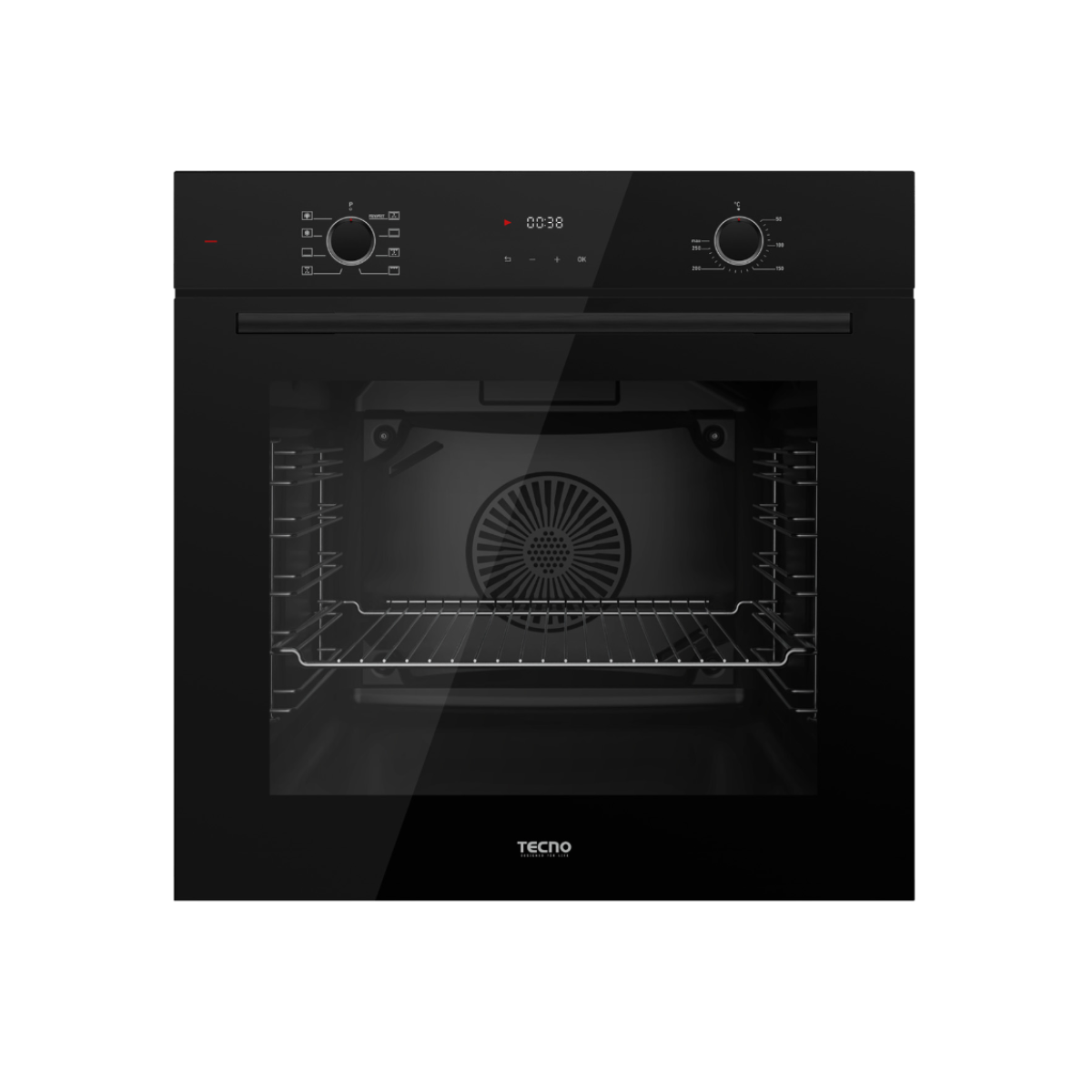 Tecno TBO 880 AF - 73L 8 Functions Built-In Oven