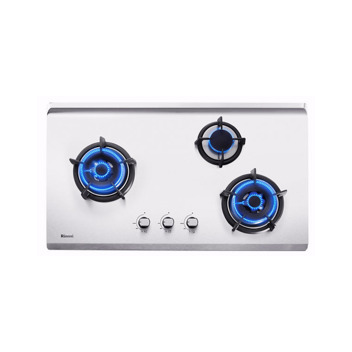 Rinnai RB-93US - 88cm Stainless Steel Gas Hob 3 Burners