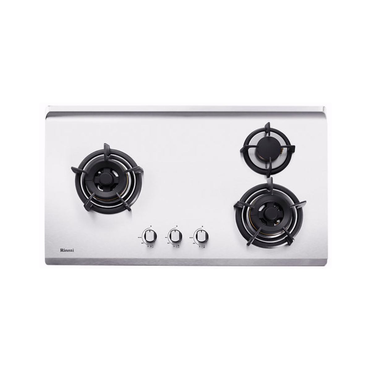 Rinnai RB-93TS - 88cm Stainless Steel Gas Hob 3 Burners