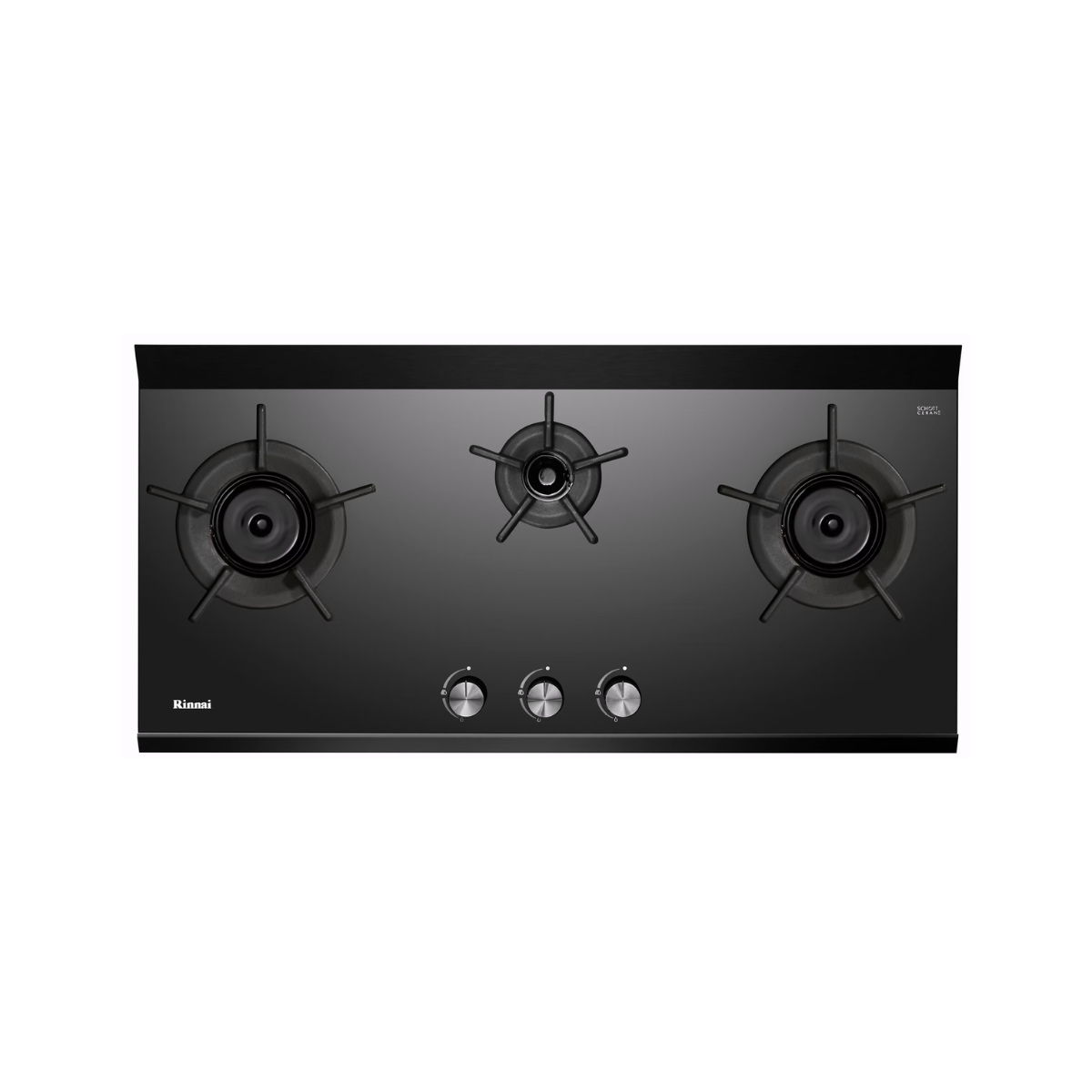 Rinnai RB-3CGN - 85cm Tempered Glass Gas Hob 3 Burners