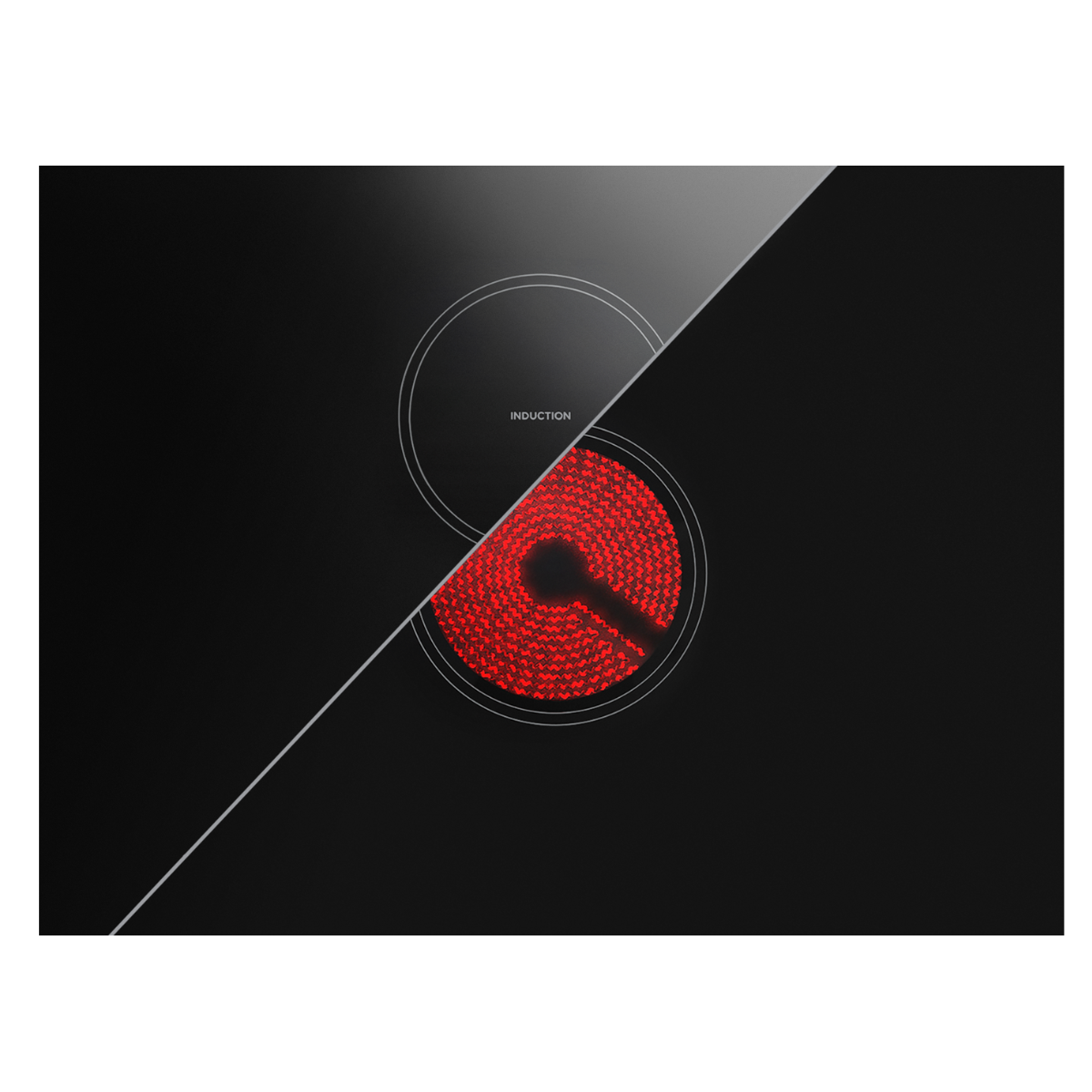 Fujioh FH-IC6020 Hybrid Hob with Induction & Ceramic Hob 2 Burners