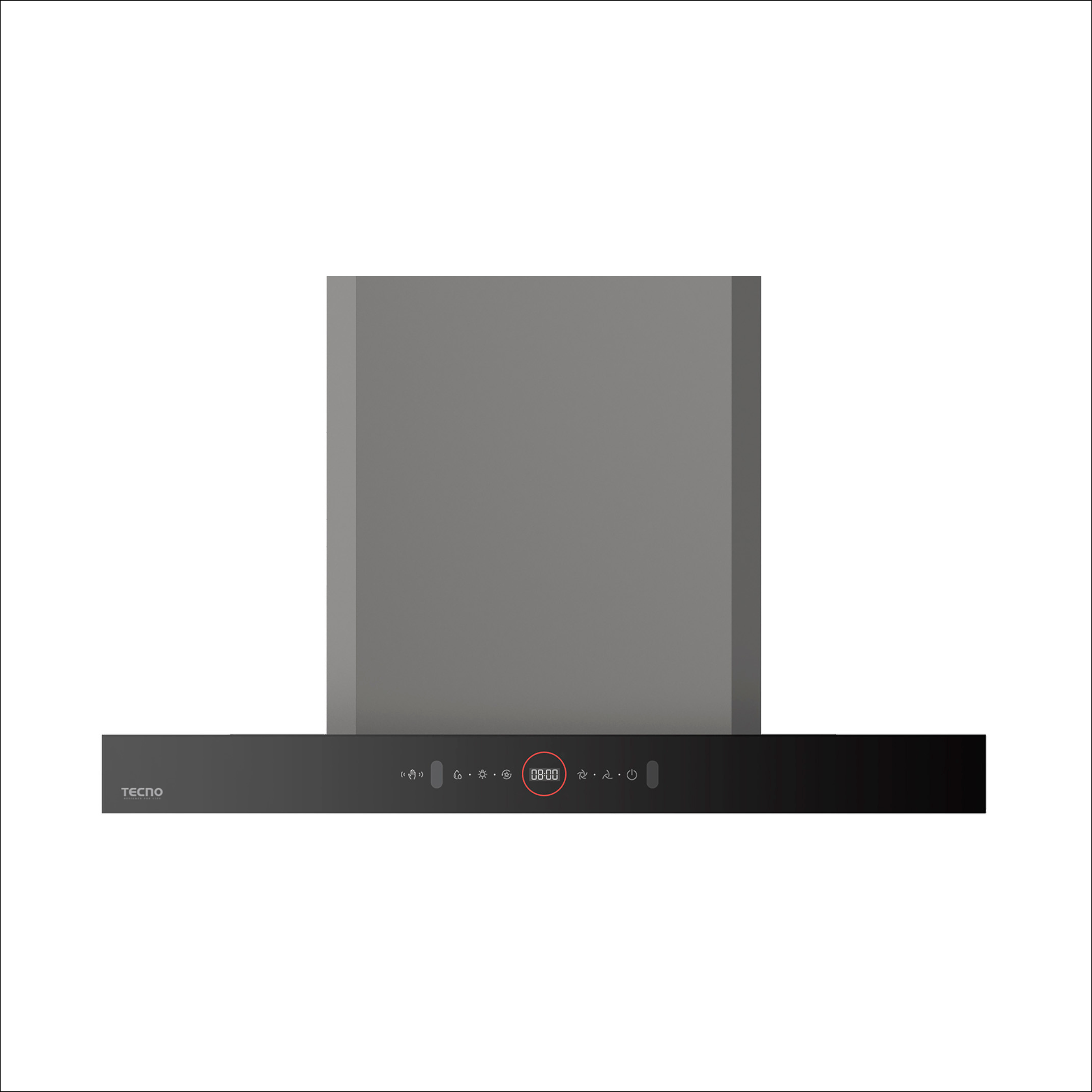Tecno KD2088 - 90cm Chimney Cooker Hood with Auto Clean