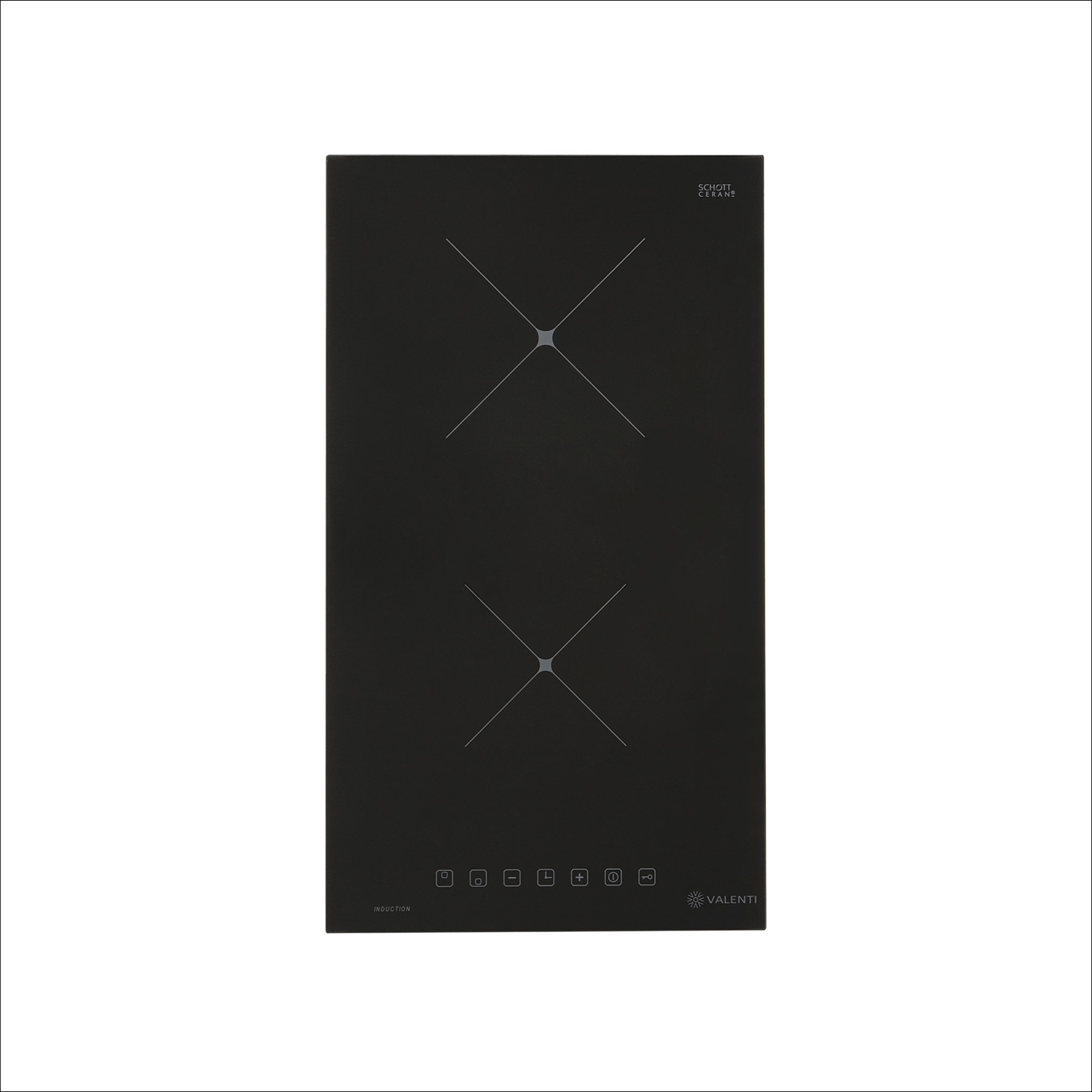 Valenti VIC2303 - 30cm Induction Hob 2 Burners